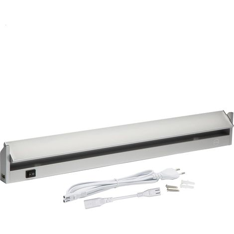 oktaplex lighting Réglette LED ROTA Orientable Raccordable Éclairage LED Sous Meuble Cuisine 4000K Blanc Neutre 60cm