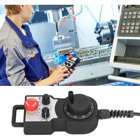 Système de commande de mouvement de tour CNC, volant de commande, générateur d'impulsions manuel (1/5)