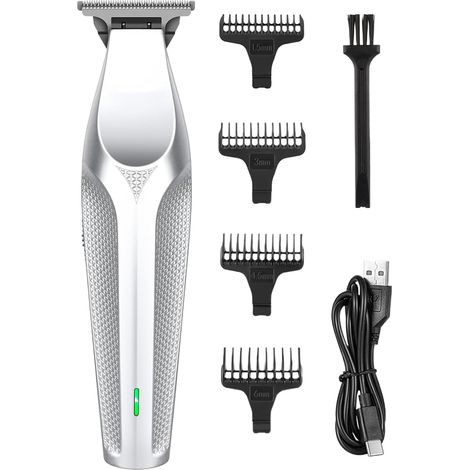 Tondeuse à Cheveux pour Hommes Précis Rechargeable - Coupe-Cheveux Électrique Et Sans Fil Pour Voyage Camping D Affaires Salon À Domicile Salle De Bain Débutants Professionnels (1/5)