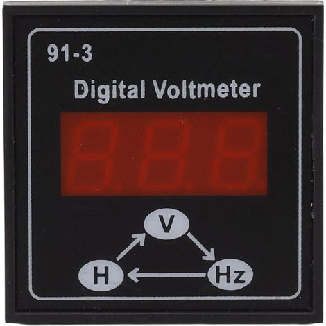 Voltmètre numérique 91 3 pour groupe électrogène essence Diesel, accessoires 220V 380V, monophasé, 3 phases (1/5)