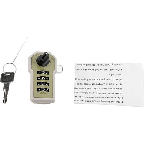 Serrure à Code Mécanique Verrou de Service Digital Code Serrure à Combinaison de Cabinet Loquet Mot de Passe Verrouillage Numérique Code Lock pour Sécurité de Maison Bureau (1/5)