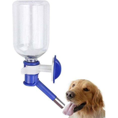 Bouteille d'eau pour animaux de compagnie de 500 ml, mangeoire automatique, distributeur d'eau (1/4)