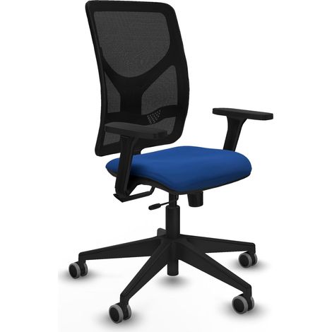 Sedia da ufficio piqueras y crespo Motilla nero similpelle (1/2)