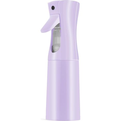 Vaporisateur Cheveux 200ML, Flacon Pulvérisateur à Brume Fine Atomiseur Pression, Ultra Fine Pulvérisation Continue, Plantes, Salon de Coiffure, Soin de La Peau, Nettoyage,Violet