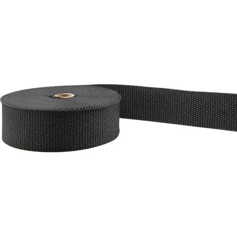 Ruban isolant pour collecteur d'échappement, 15 m, 50 mm (noir) (1/5)