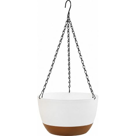 Jardinière suspendue à double chaîne, arrosage automatique, absorption automatique, balcon d'intérieur (1/5)
