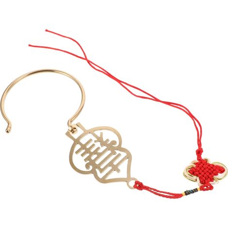 Crochets en laiton pour moustiquaire de lit, style chinois, dorés (1/5)