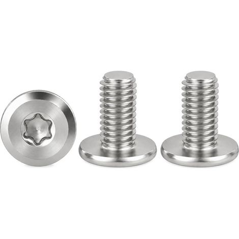 20 Pièces Vis à Tête Plate Inox M6x12mm Torx Vis Mécaniques (1/5)
