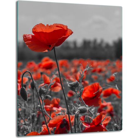 TABLERO DE MESA CON PANEL DE CRISTAL DE 40x52 CM, DISEÑO DE FLORES (1/5)