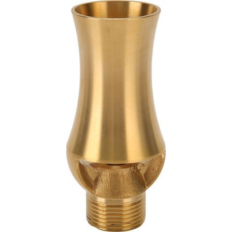Pond Watering Fountain Nozzle, Copper Ice Tower, Cedar Spray Head for Garden G1/2 G3/4 Universal 9.5cm (1/5)