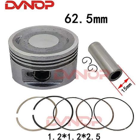 Pistón y aro de motocicleta de 62,5 mm para ATV175 ATV 200 WY200 (Pistón y aro) (1/5)