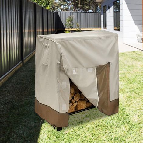 Housse de protection imperméable et anti-poussière en tissu Oxford pour bûches de jardin ou terrasse extérieure (1/5)