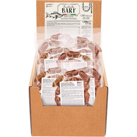 Salsicce BonBon gusto merluzzo per cani 15 pacchi da 80 g l'uno