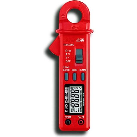 Stromzangenmultimeter CM 2 100 mA-300 A AC,10 mA-300 A DC CAT III 300 V BENNING