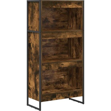 Maison Exclusive - Estantería para libros Roble Humo 60 x 30 x 12