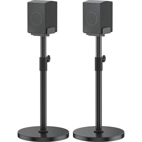 Paire de supports de haut-parleurs pour HW Rear Speaker, pour Q995H/Q995GD/Q995GF/Q930F/Q990D/Q990F, hauteur réglable de 29 à 37,5 pouces, double côté pour haut-parleurs arrière de 5 à (1/5)