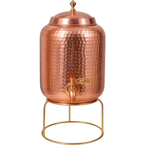 Sattva Kupfer-Wasserkanister - gepresst, 5 l