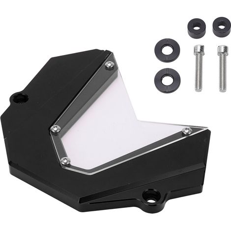 Carter de pignon avant moto CNC aluminium alliage garde-chaîne protecteur remplacement MT-09 FZ09 2013-2017 noir (1/5)