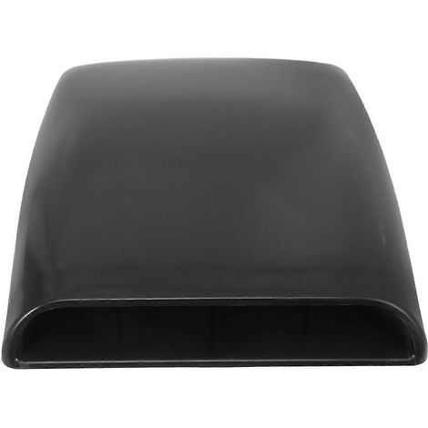 1 autocollant décoratif imitant un cache-moteur de voiture, avec sortie d'air, accessoire de style automobile (noir)-27X25CM-Black