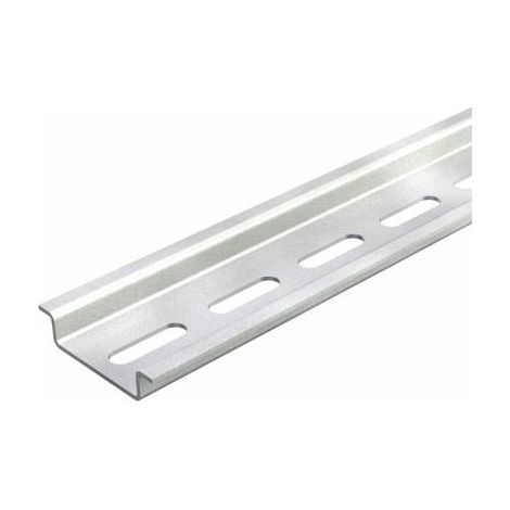 Rail de montage obo-bettermann 2069 l galvanisé perforé 2 m