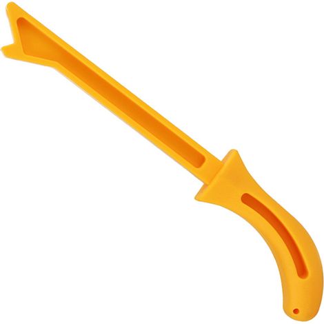 Bâton de poussée jaune de sécurité pour scie à bois, travail sur table et fraiseuse (1/5)