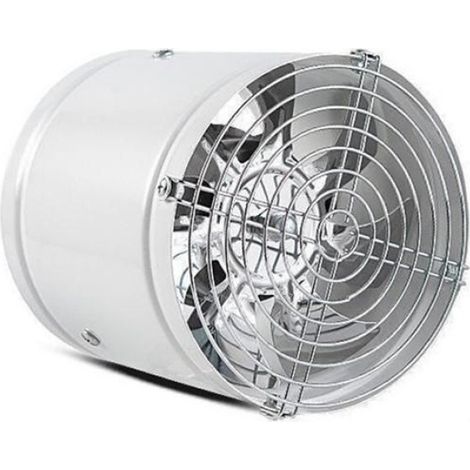 Ventilateurs D'Extraction de Tuyaux de 6 Pouces Ventilateur D'Air Ventilateurs D'Extraction de Tuyaux en MéTal Blanc (1/4)