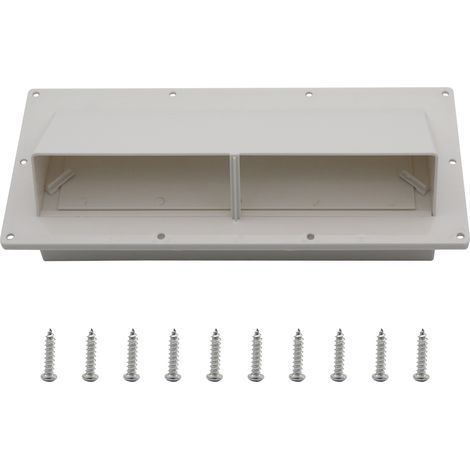 Ortviai Hotte d'extraction pour camping-car FC13345W blanche, résistante aux chocs et aux intempéries, avec clip verrouillable (1/3)