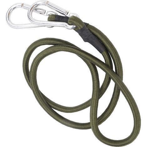 120 cm lange Camping-Gummiseile mit Haken, robustes Gummiseil für Angeln und Outdoor-Aktivitäten (1/5)