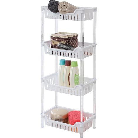 SCAFFALE PLASTICA 4 RIPIANI IN BOX (1/3)