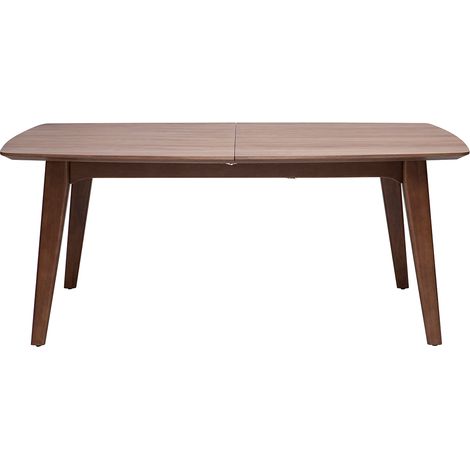 Mesa de comedor diseño extensible nogal L180-230 FIFTIES (1/4)