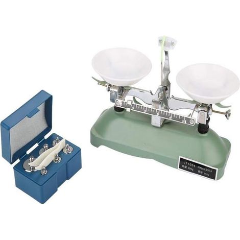 Balance à plateau mécanique 200 g/0,2 g avec sensibilité Outil d'enseignement portable de laboratoire de physique chimique avec bal (1/4)