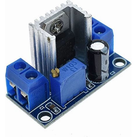 Spannungsreglerplatine, einstellbares Gleichspannungsmodul mit Schutzfunktion DC 5–35 V AC 6–25 V LM317 (1/5)