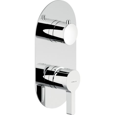Nobili Series UNO Mitigeur de douche encastré 2 voies WE81102/LRCR  Chromé - Laiton