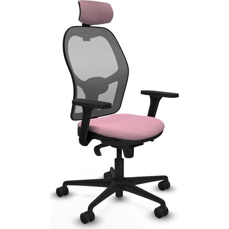 Piqueras et Crespo 3D036N2 Chaise de bureau rose confortable (1/3)