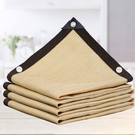 1 Filet d'ombrage, Anti-UV, PEHD, Œillets de fixation, Résistant au vent, Pour terrasse jardin pergola (1/5)
