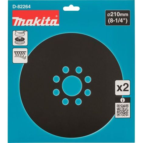 Makita Schleiftellerschutz 210mm Klett D-82264, Ø 210 mm, Klett, 2 Stk.