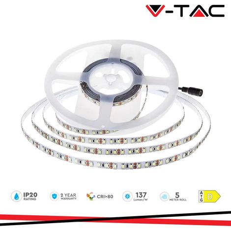 STRISCIA LED SMD2835 126 LEDS 24V IP20 4000K 137 LM/W                                                    - Luce NATURALE