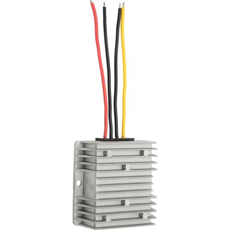 Convertisseur élévateur de tension CC/CC 12 V / 9-14 V vers 15 V, 10 A, boîtier en aluminium étanche, pour moteur de bande LED automobile (1/5)