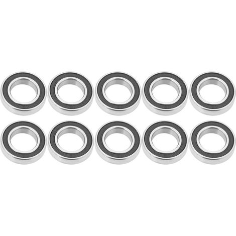 Roulement à Billes, 10pcs 6801-2RS 12  21  5 mm Roulement à billes à gorge profonde, roulements à billes à gorge profonde scellés en caoutchouc, pour l'imprimante 3D Les cyclistes (1/5)