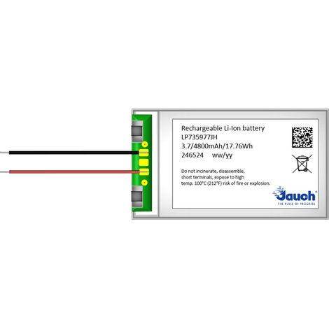 Quartz LP735977JH wiederaufladbare prismatische Batterie 3,7 V