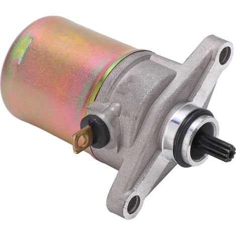 Démarreur électrique pour moto GY6 50/60/80cc, remplacement compatible scooters, go-karts, ATV, UTV, moteur de démarrage 12V, pièce détachée robuste (1/5)