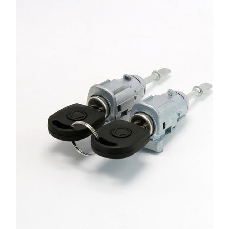 Compatible with Volkswagen Passat 3B0 837 167/168/SEAT Leon left and right door lock cylinders 2 keys (1/4)