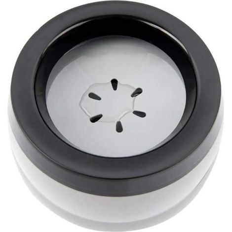 Bol de Chien Antidérapant Gamelle Chat Chiens Gris 18.9x9cm Gamelle Anti Débordement pour Chiens,Convient pour Une Utilisation dans la Voiture