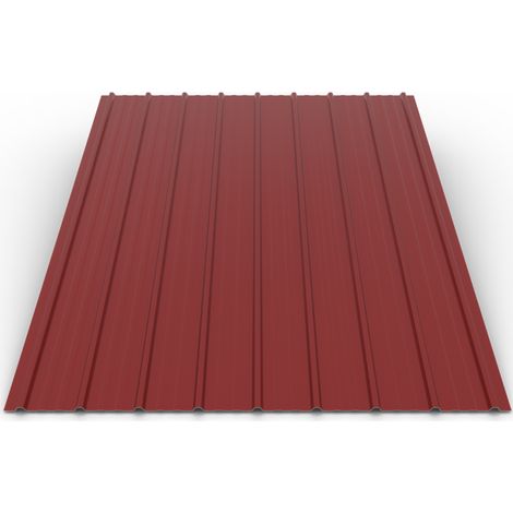 Plaque H10 Coloris  Rouge RAL 3011 Dimensions 2000x915x0.30 mm (1/5)