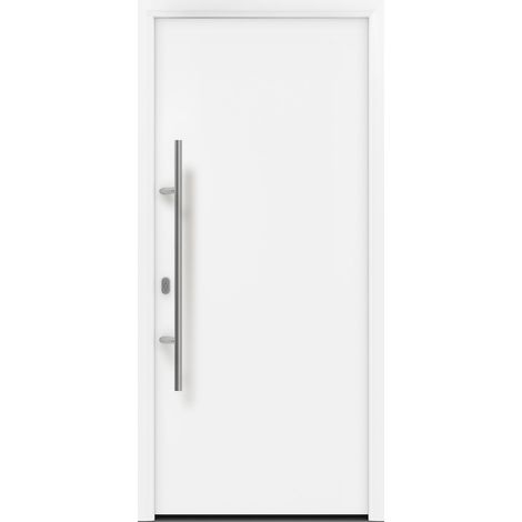 Hörmann Ecostar Haustür "ISOPRO IP 010", verkehrsweiß (RAL 9016), 110 x 210 cm (B x H), DIN Links