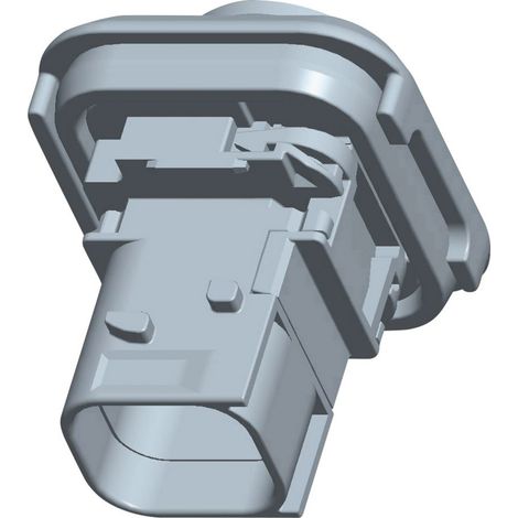 TE Connectivity Buchsengehäuse-Platine HDSCS, MCP Polzahl Gesamt 4 1-1703808-1 1 St.