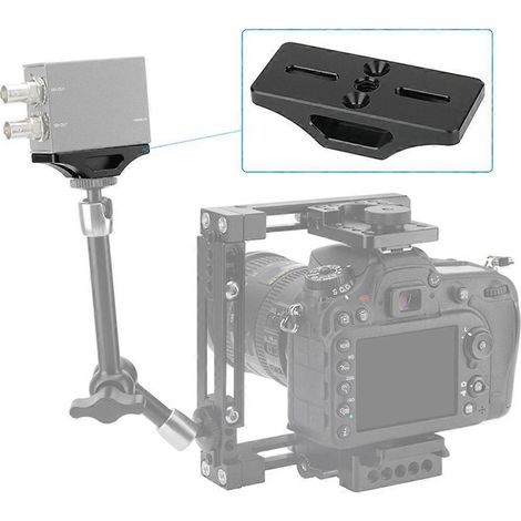 Mini convertisseur pour appareil photo, convertisseur de signal, adaptateur en aluminium, durabilité (1/4)