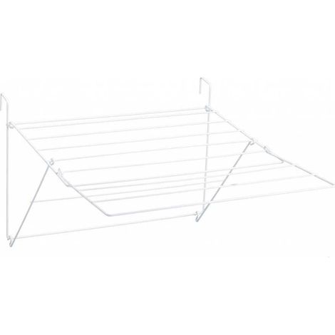 Sauvic 88827 Stendibiancheria Balcone Bianco Estensibile