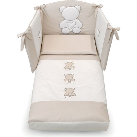 Set lettino Funky Azzurra Design Havana lenzuola per letto culla neonato bambino camera da letto cotone made in Italy