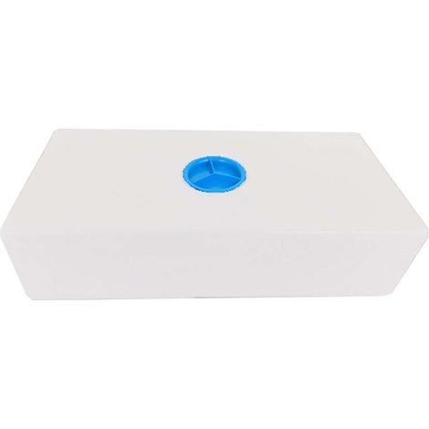 Plast'Up Rotomoulage – Réservoir de chasse d'eau 60L en polyéthylène rotomoulé – Étanchéité absolue – Installation horizontale ou verticale – Résistant aux chocs